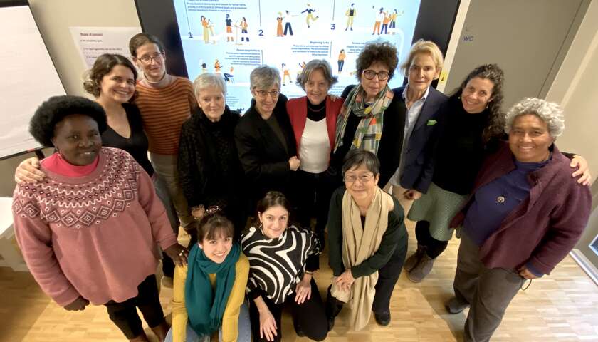 Die Mitglieder des Internationalen Vorstands von PeaceWomen Across the Globe im Dezember 2023